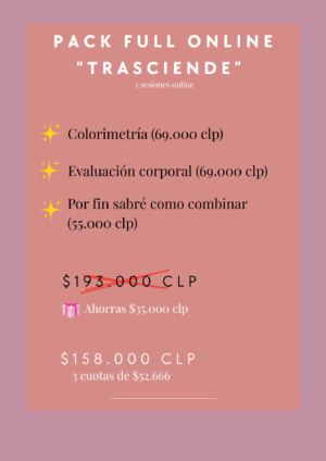 Pack Full Online "Trasciende"