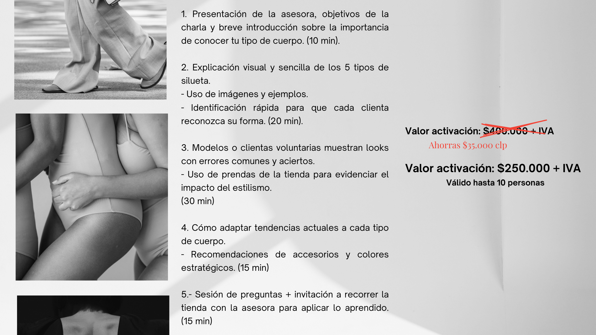 Charla Como estilizar mi cuerpo Clientas - Imagen 3